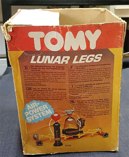 Vintage Tomy Lunar Legs Air-Power System in Original Box - 1980's #9196