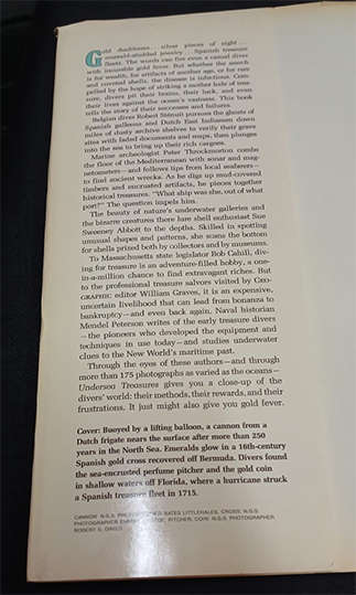 Undersea Treasure by The National Geographic (1st Edition)