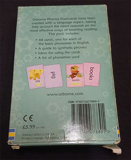 Usborne Phonics Flashcards