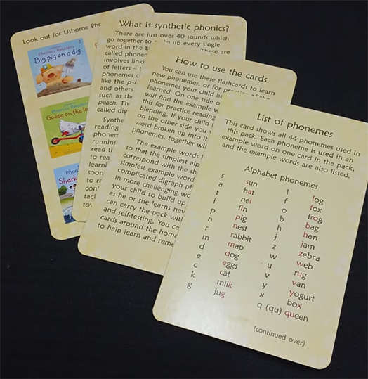 Usborne Phonics Flashcards