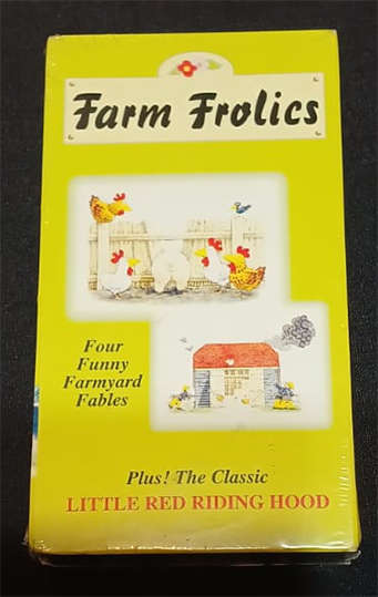 Usborne Farm Frolics VHS Tape VCUF40 - Unused & still sealed in plastic