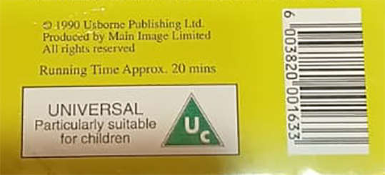 Usborne Farm Frolics VHS Tape VCUF40 - Unused & still sealed in plastic