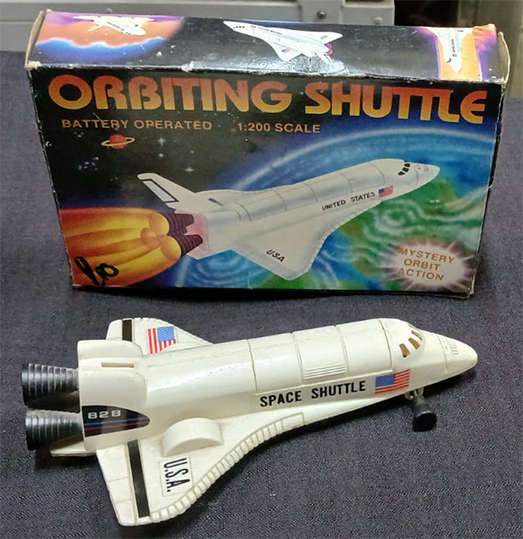 Vintage Westminster Battery Operated Orbiting Space Shuttle