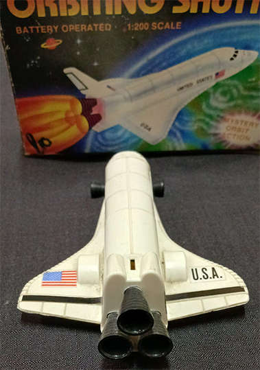 Vintage Westminster Battery Operated Orbiting Space Shuttle