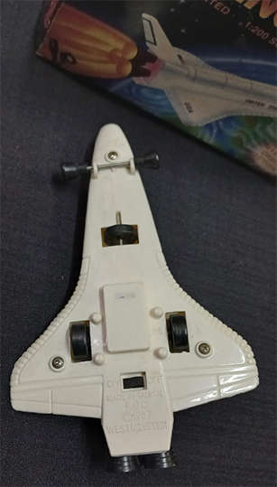 Vintage Westminster Battery Operated Orbiting Space Shuttle