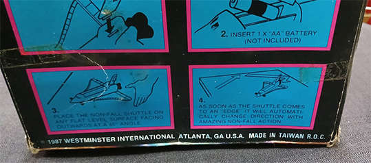Vintage Westminster Battery Operated Orbiting Space Shuttle