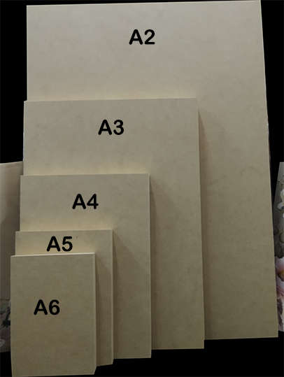 Raw MDF Wooden Canvas Bundle - (2x A3)