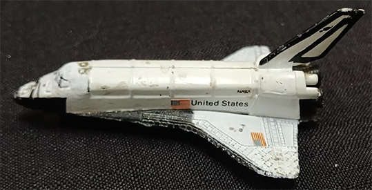 Vintage Zee Toys Metal Die-Cast A148 Space Shuttle