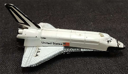 Vintage Zee Toys Metal Die-Cast A148 Space Shuttle