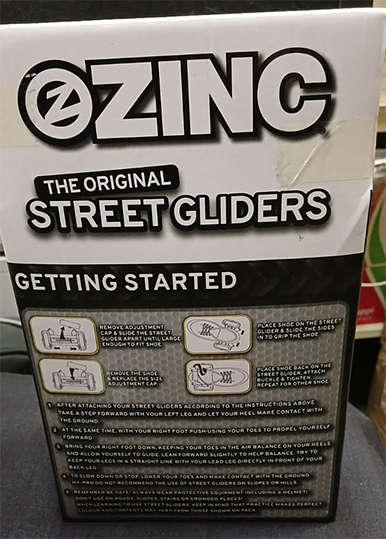 Zinc Street Glider Heel Skates