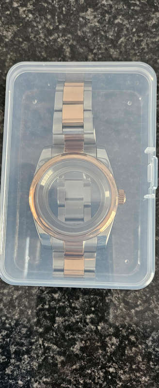 Watch case with bracelet