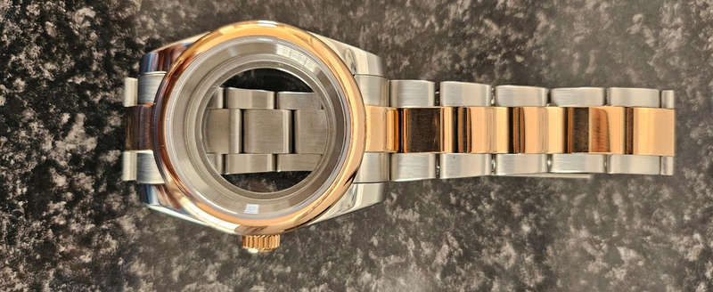 Watch case with bracelet