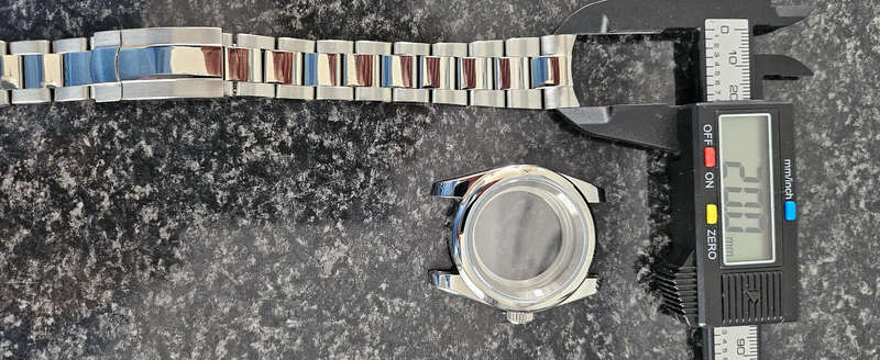Watch case and bracelet