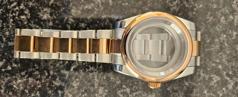 Watch case with bracelet