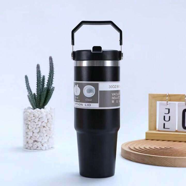 Stainless Steel Straw Cup Tumbler with Straw Lid (insulated) 4 Colours Random