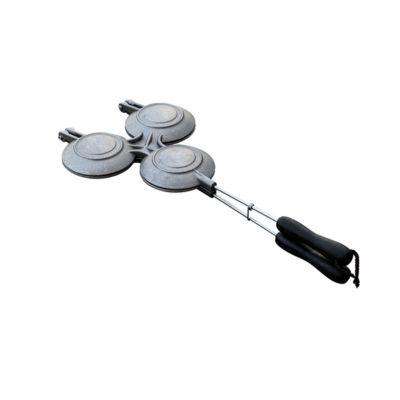 3-in-1 Aluminium Jaffle Maker  Perfect for Gas & Electric Stoves