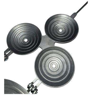 3-in-1 Aluminium Jaffle Maker  Perfect for Gas & Electric Stoves