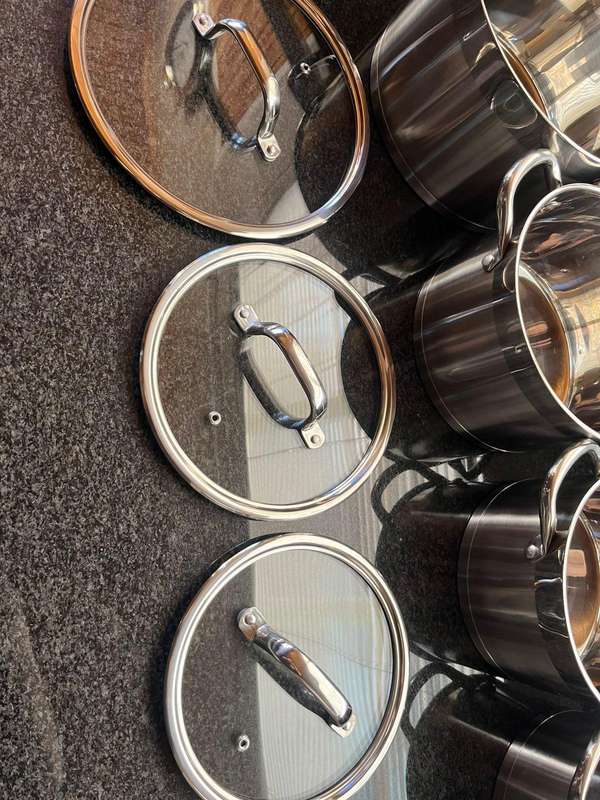 10 Piece High quality Stainless Steel Pot Set
