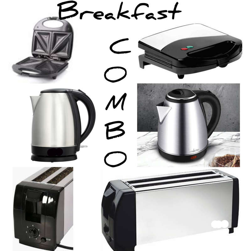 Breakfast Combo Deal  - Kettle-Toaster & Sandwich Maker