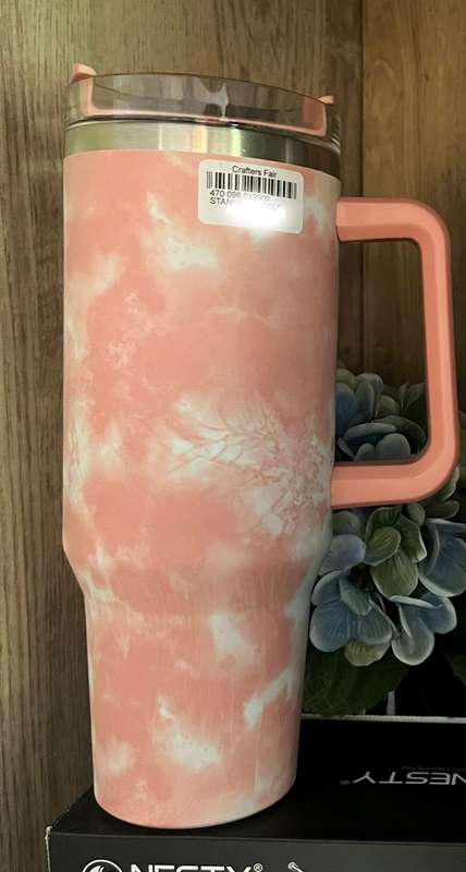 Double Wall Stainless Steel Travel Tumblers- 1.2L **pinky peachy & purple ** combo pack 2