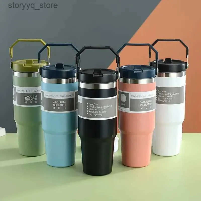 Stainless Steel Straw Cup Tumbler with Straw Lid (insulated) 4 Colours Random