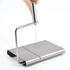 Multipurpose Cheese Slicer | with Replacement Wires | Stainless Steel