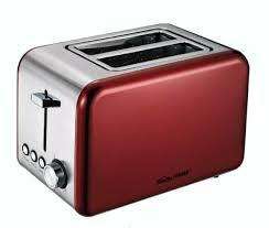 Totally Home Stylish Retro Toaster 2 Slice RED
