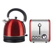 Totally Home Stylish Retro Toaster 2 Slice RED
