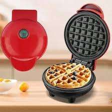 Mini Waffle Magic  Compact Non-Stick Waffle Maker for Quick Breakfasts