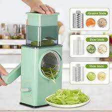 Hand Vegetable Cutter Upgraded Rotary Grate Mandoline Slicer