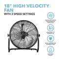 FLOOR FAN WITH STRONG MOTOR** Best Rated for Power**