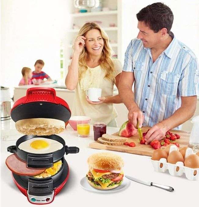 600W Burger Maker - makes a full Burger ** AS SEEN ON TIKTOK**