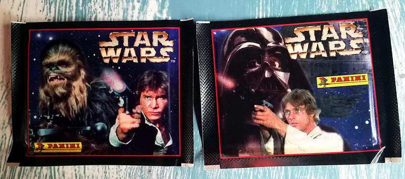 40 X SEALED Packs Star Wars Panini Stickers 1996 Darth Vader Han Solo