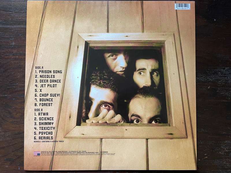 System Of A Down - Toxicity Vinyl