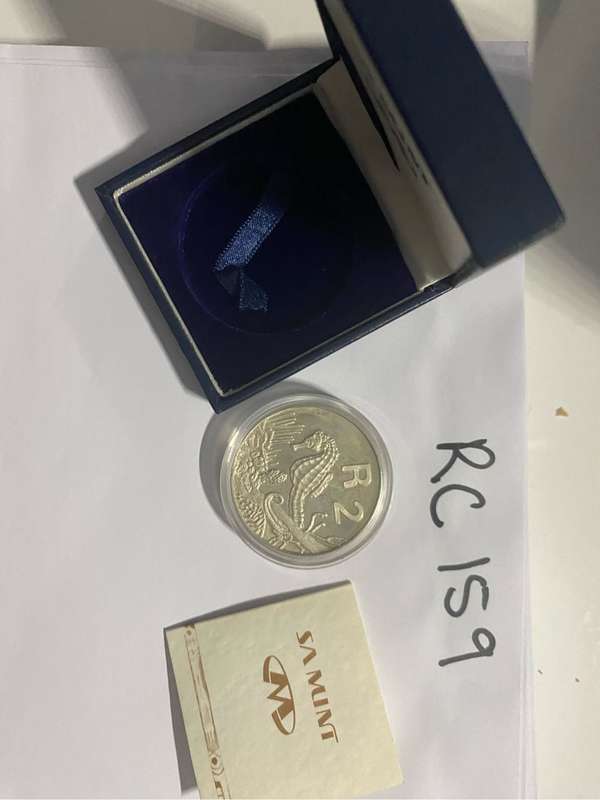 1997 Silver proof R2 coin - Seahorses