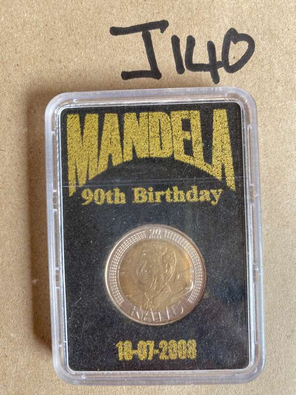 20085 Mandela Birthday R5 - Dont see this coin in this slab often