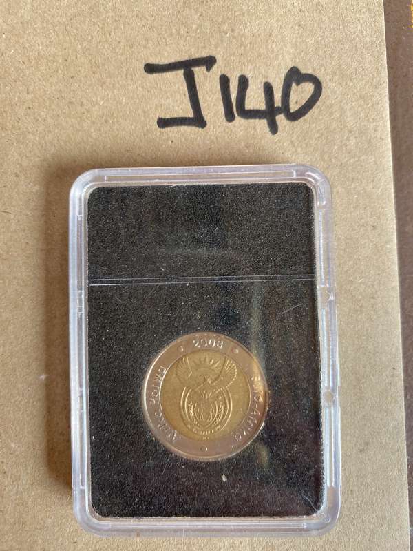 20085 Mandela Birthday R5 - Dont see this coin in this slab often