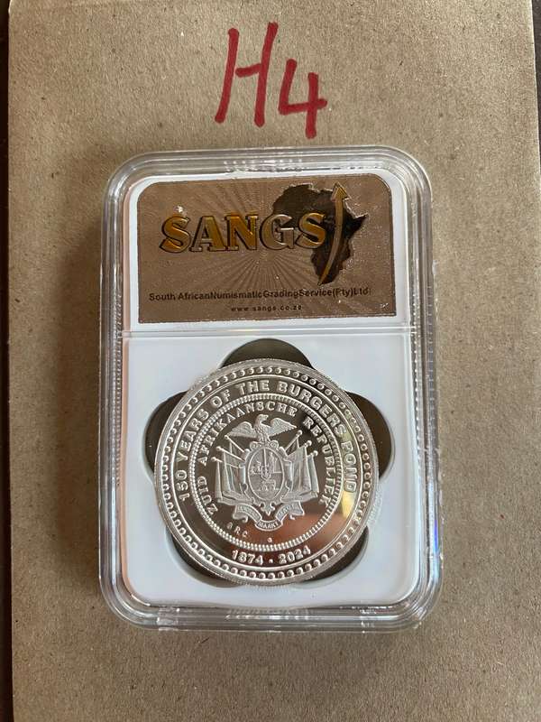 150 Years of he Burgerpong coin SANGS PL69 - I Ounce Silver