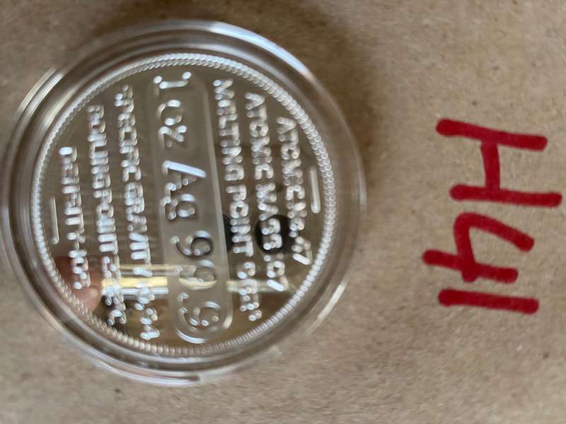 Not seen every day, 1 Ounce pure Silver - BIG 5
