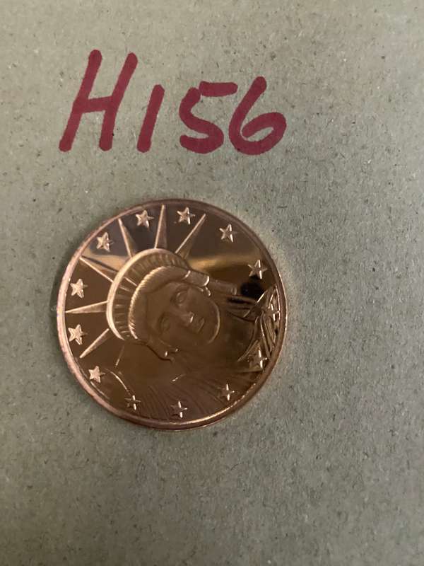 1 Ounce Pure Copper - Liberty up for grabs