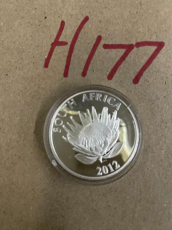 RARE - 2012 South Africa Silver Proof R1 - Walter and Albert Sisulu - Capsulated