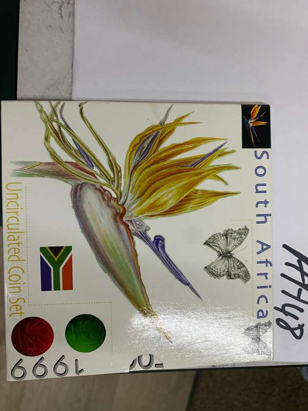 1999 South Africa Uncirculated coin set - Sa Munt
