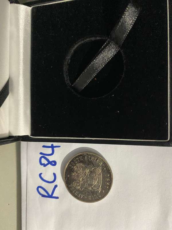 1990 South Africa Silver R1 in SAM Box