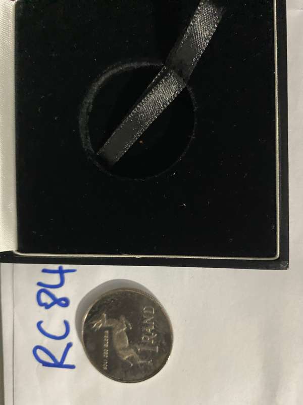 1990 South Africa Silver R1 in SAM Box