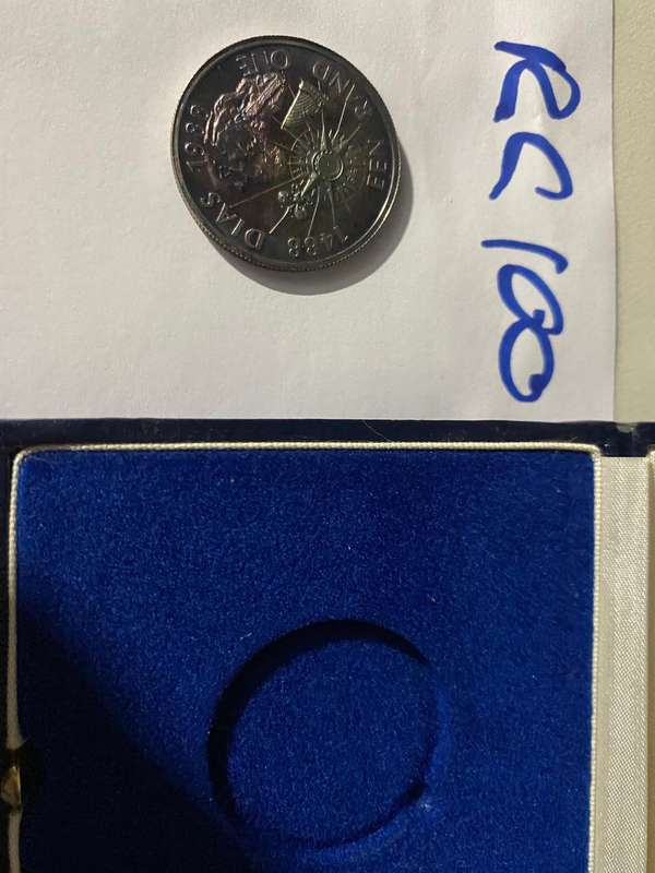 RARE - 1988 South Africa Proof R1, Dias - in SAM box