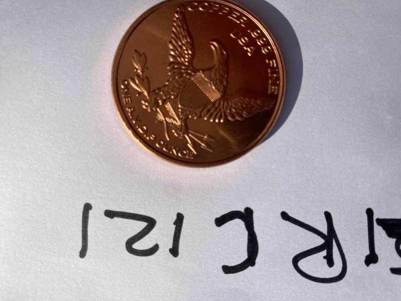 USA - 1 ounce pure copper