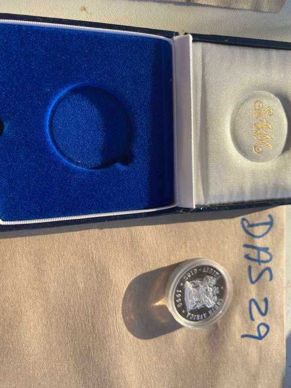 1990 South Africa Silver Proof R1