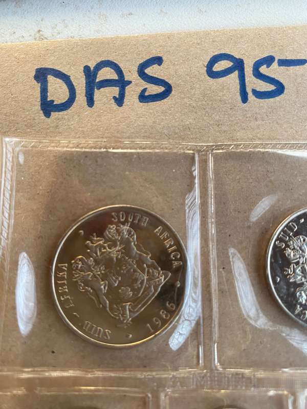 1986 South Africa UNC coin set by SA Munt