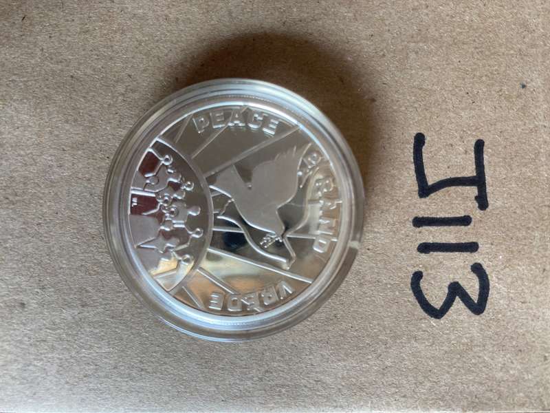 1993 Silver Proof R2 - PEACE/VREDE