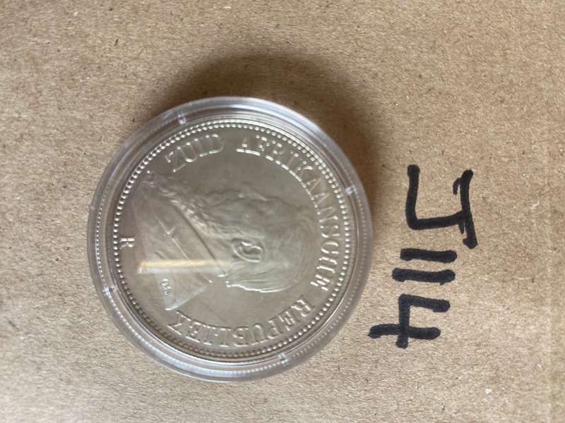 1892 SIlver ZAR - Double Shaft 5 Shillings - Not to be missed - Capsulated